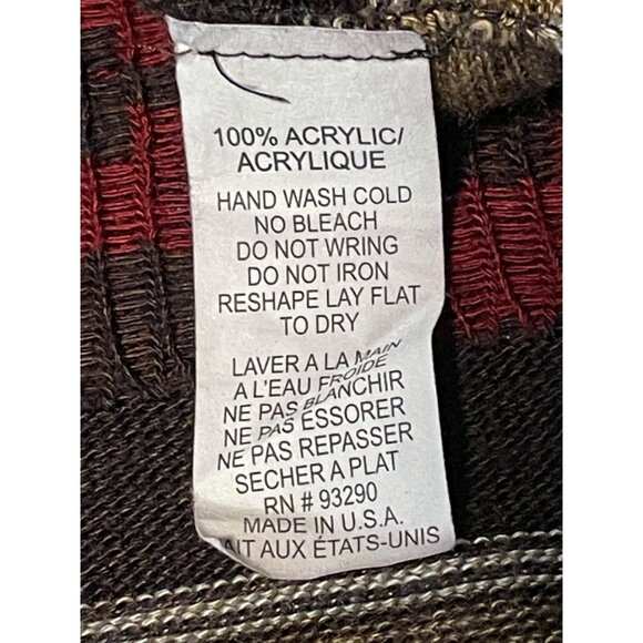 Ceny cardigan hooded sweater womens 2X aztec southwest made USA brown - Picture 7 of 10